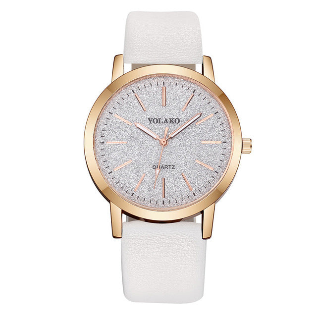 Luxury Brand Leather Quartz Women&#39;s Watch Ladies Fashion Watch Women Wristwatch Clock relogio feminino hours reloj mujer saati