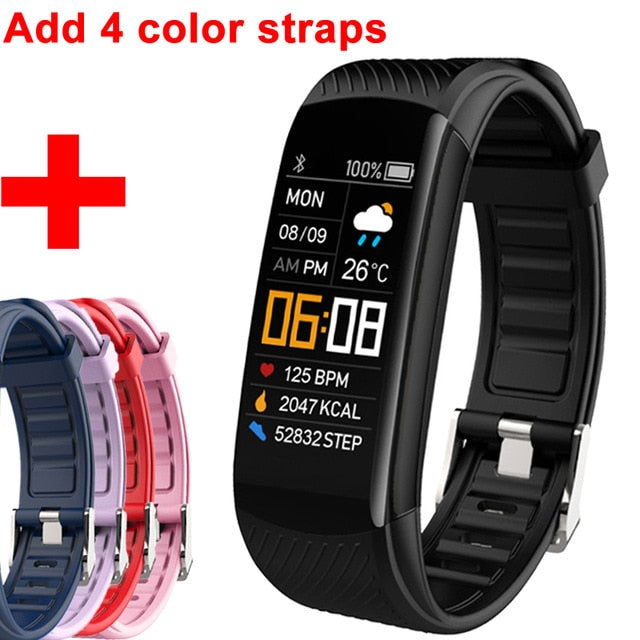 Smart Bracelet Watch Blood Pressure Monitor  Fitness Tracker Bracelet Smart Watch Heart Rate Monitor Smart Band Watch Men Women - THEFASHIONBRANDS