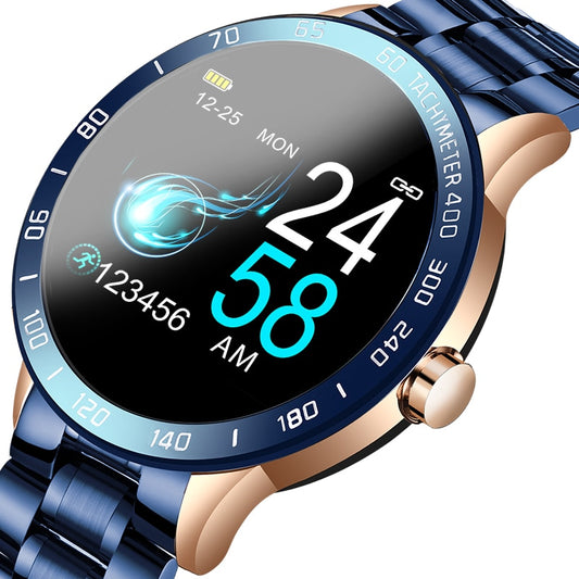 LIGE Smart Watch Men LED Screen Heart Rate Monitor Blood Pressure Fitness tracker Sport Watch waterproof Smartwatch+Box - THEFASHIONBRANDS