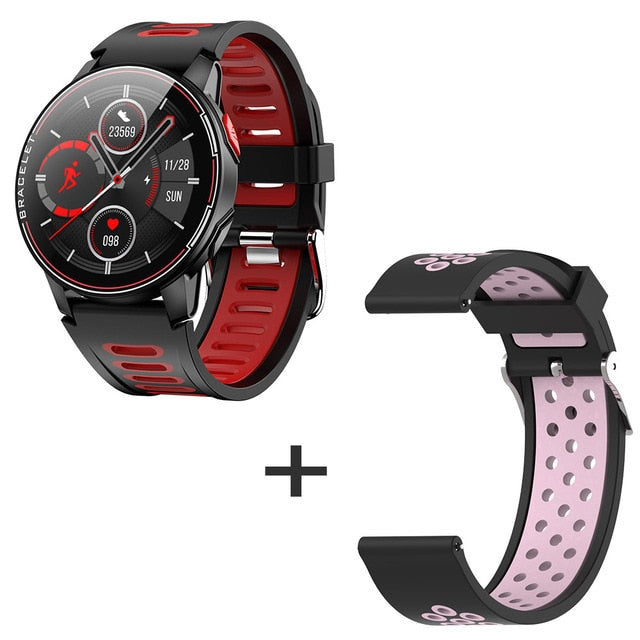 New L6 Smart Watch IP68 Waterproof Sport Men Women Bluetooth Smartwatch Fitness Tracker Heart Rate Monitor For Android IOS. - THEFASHIONBRANDS