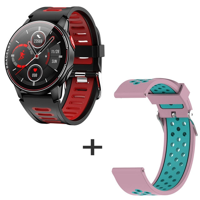 New L6 Smart Watch IP68 Waterproof Sport Men Women Bluetooth Smartwatch Fitness Tracker Heart Rate Monitor For Android IOS. - THEFASHIONBRANDS