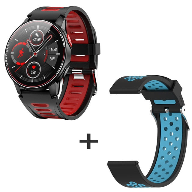 New L6 Smart Watch IP68 Waterproof Sport Men Women Bluetooth Smartwatch Fitness Tracker Heart Rate Monitor For Android IOS. - THEFASHIONBRANDS