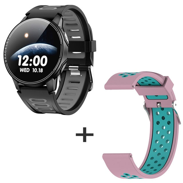 New L6 Smart Watch IP68 Waterproof Sport Men Women Bluetooth Smartwatch Fitness Tracker Heart Rate Monitor For Android IOS. - THEFASHIONBRANDS
