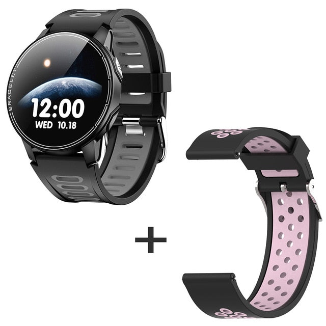 New L6 Smart Watch IP68 Waterproof Sport Men Women Bluetooth Smartwatch Fitness Tracker Heart Rate Monitor For Android IOS. - THEFASHIONBRANDS