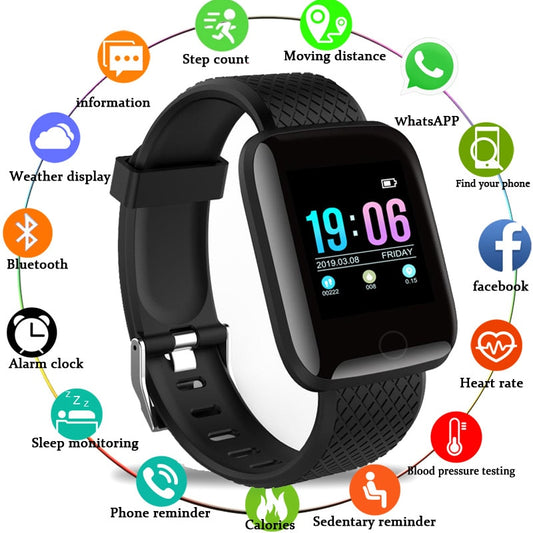 New Stylish D13 Smart Watches Electronic Sports Smartwatch Fitness Tracker For Android Smartphone IP67 Waterproof Watch - THEFASHIONBRANDS