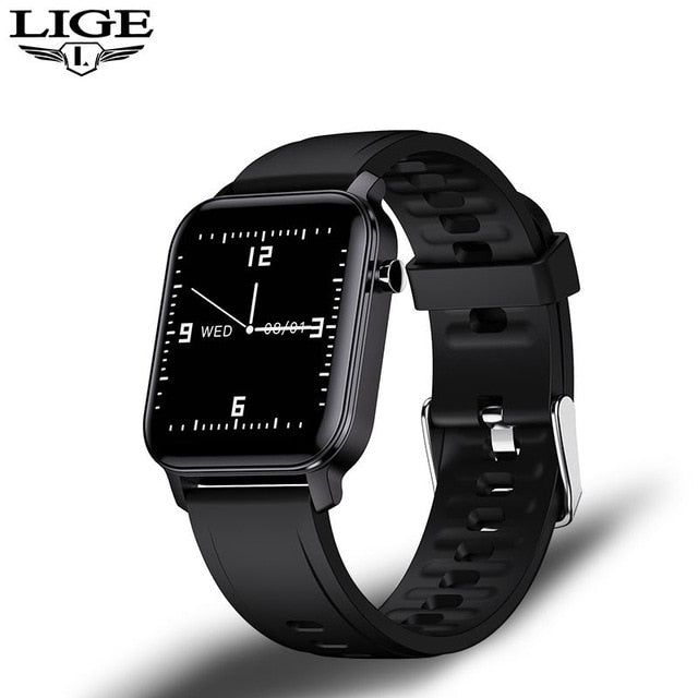 LIGE Women Smart Watch IP68 Waterproof 1.4" Full Touch Screen Sport Smart Watch Women Heart Rate Fitness Tracker Men smart watch - THEFASHIONBRANDS