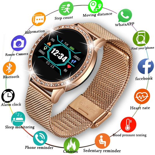 LIGE Smart Watch Women Men Heart Rate Blood Pressure Sport Multi-function Watch fitness tracker Fashion smartwatch+Box. - THEFASHIONBRANDS