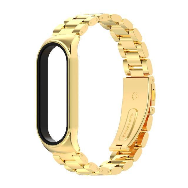 For Mi Band 5 Strap For Xiaomi Band 4 3 NFC Strap Bracelet Metal Stainless Steel Global Version Compatible Wristbands Correa - THEFASHIONBRANDS