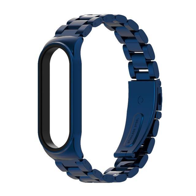 For Mi Band 5 Strap For Xiaomi Band 4 3 NFC Strap Bracelet Metal Stainless Steel Global Version Compatible Wristbands Correa - THEFASHIONBRANDS