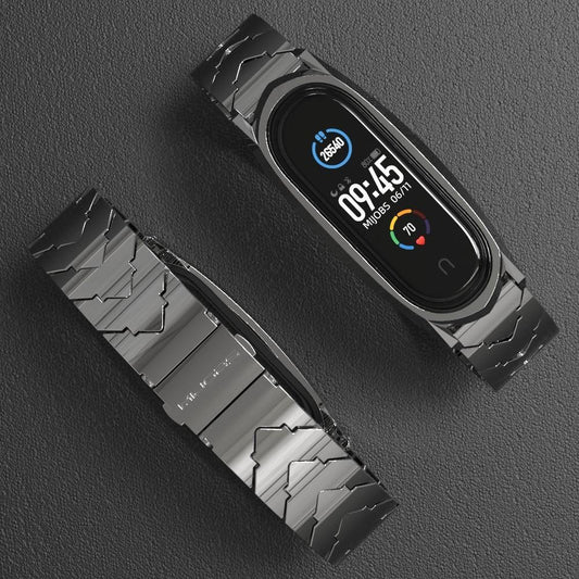 For Mi Band 5 Strap For Xiaomi Band 4 3 NFC Strap Bracelet Metal Stainless Steel Global Version Compatible Wristbands Correa - THEFASHIONBRANDS