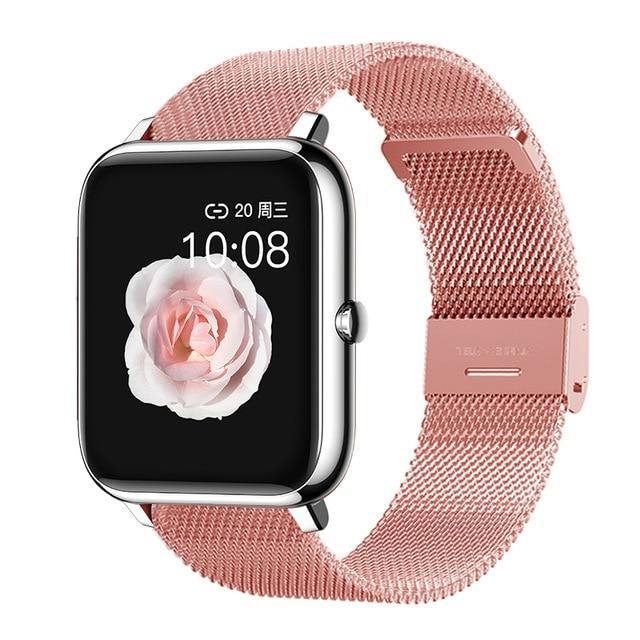 Fashion Full Touch SmartWatch Square Women Men Sport Watch Electronic Ladies Wrist Watch For Andriod Ios Smart Clock Smart watch. - THEFASHIONBRANDS