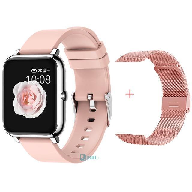 Fashion Full Touch SmartWatch Square Women Men Sport Watch Electronic Ladies Wrist Watch For Andriod Ios Smart Clock Smart watch. - THEFASHIONBRANDS