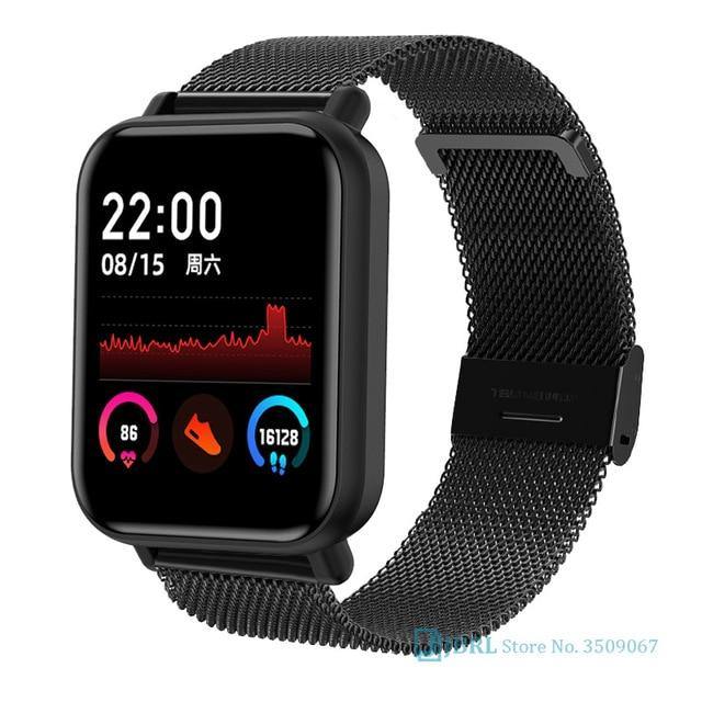 Fashion Full Touch SmartWatch Square Women Men Sport Watch Electronic Ladies Wrist Watch For Andriod Ios Smart Clock Smart watch. - THEFASHIONBRANDS