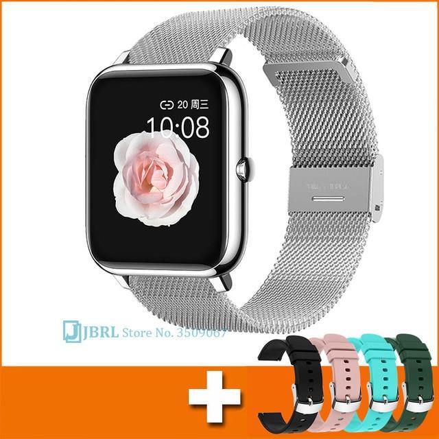 Fashion Full Touch SmartWatch Square Women Men Sport Watch Electronic Ladies Wrist Watch For Andriod Ios Smart Clock Smart watch. - THEFASHIONBRANDS