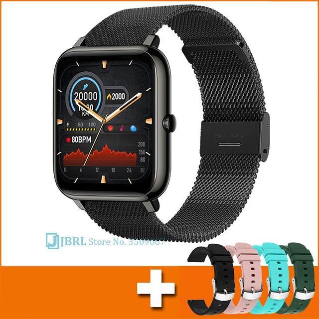 Fashion Full Touch SmartWatch Square Women Men Sport Watch Electronic Ladies Wrist Watch For Andriod Ios Smart Clock Smart watch. - THEFASHIONBRANDS