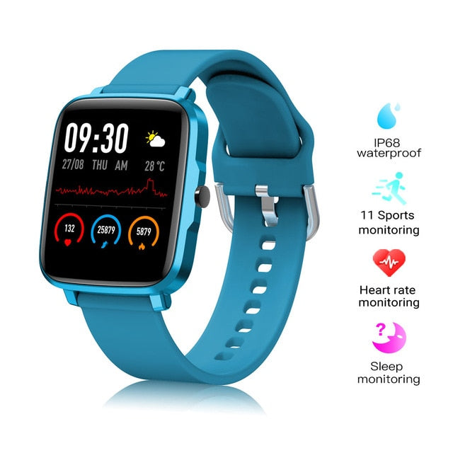 Smart Watch Men Women Fitness Smartwatch Man IP68 gandlEy F2 Blood Pressure Heart Rate Sport Watch For XiaoMi Android IOS. - THEFASHIONBRANDS
