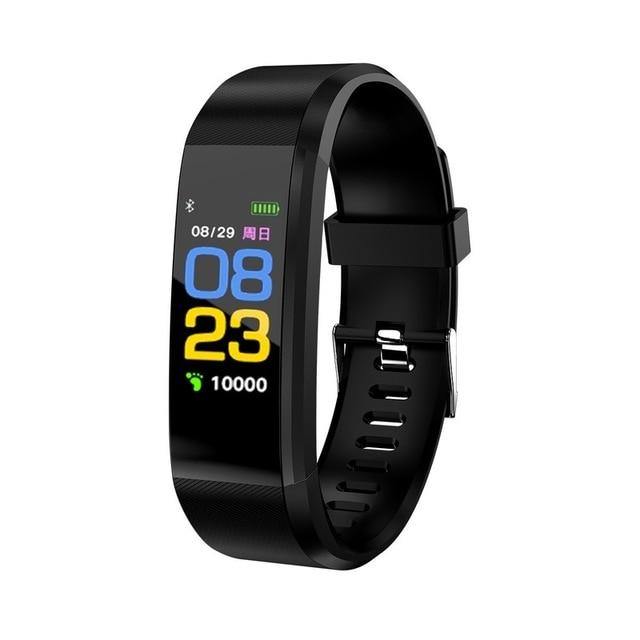 115 Plus Waterproof Smartwatch Sport Smart Bracelet Heart Rate Blood Pressure Monitor Fitness Watch for Android and IOS - THEFASHIONBRANDS