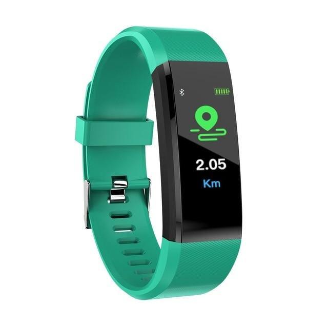 115 Plus Waterproof Smartwatch Sport Smart Bracelet Heart Rate Blood Pressure Monitor Fitness Watch for Android and IOS - THEFASHIONBRANDS