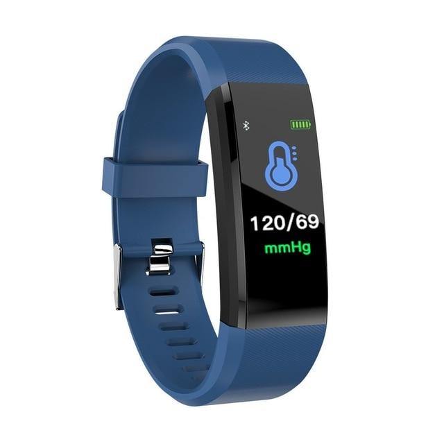 115 Plus Waterproof Smartwatch Sport Smart Bracelet Heart Rate Blood Pressure Monitor Fitness Watch for Android and IOS - THEFASHIONBRANDS
