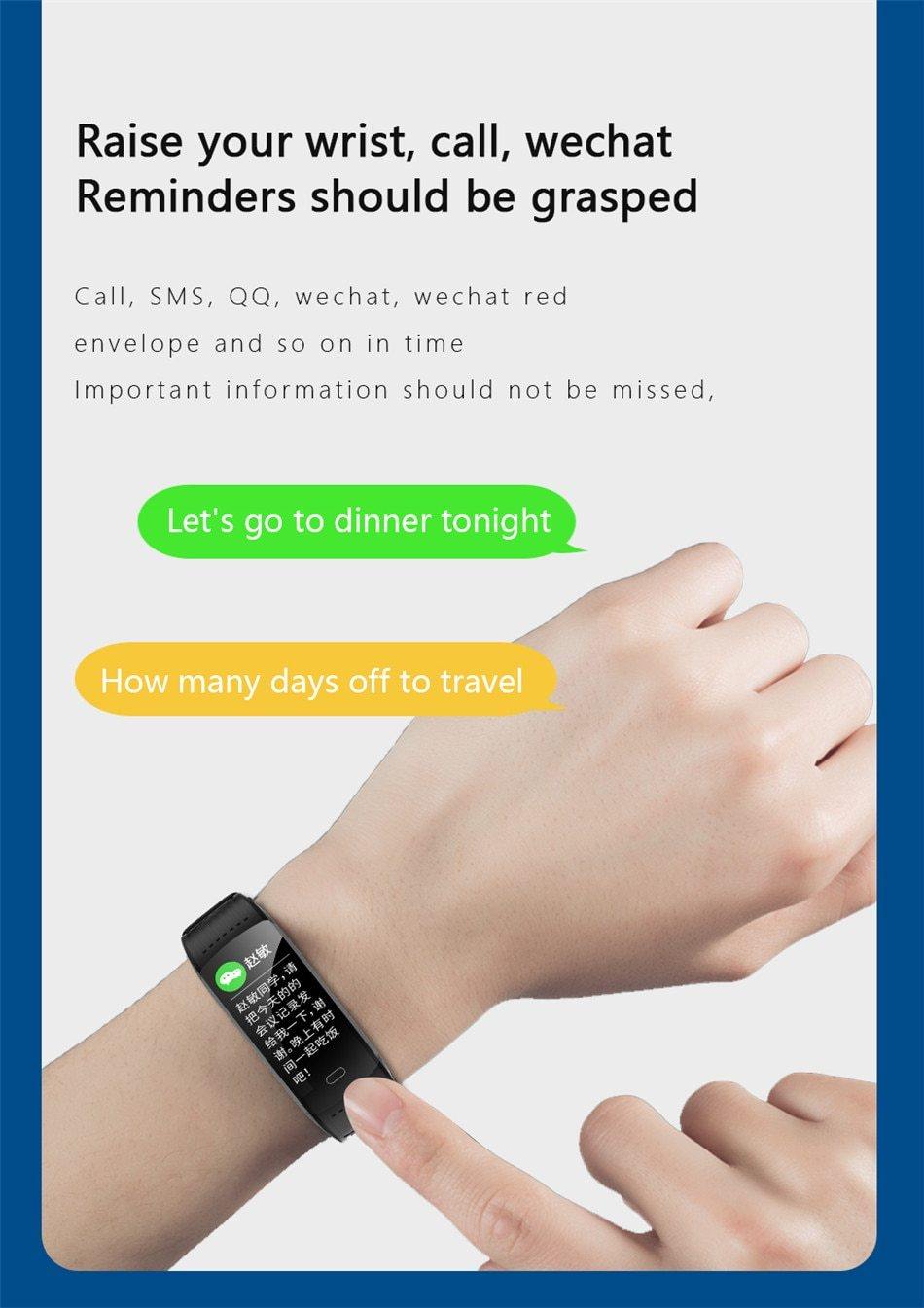 New Men Fitness Tracking Smart Wristband - THEFASHIONBRANDS