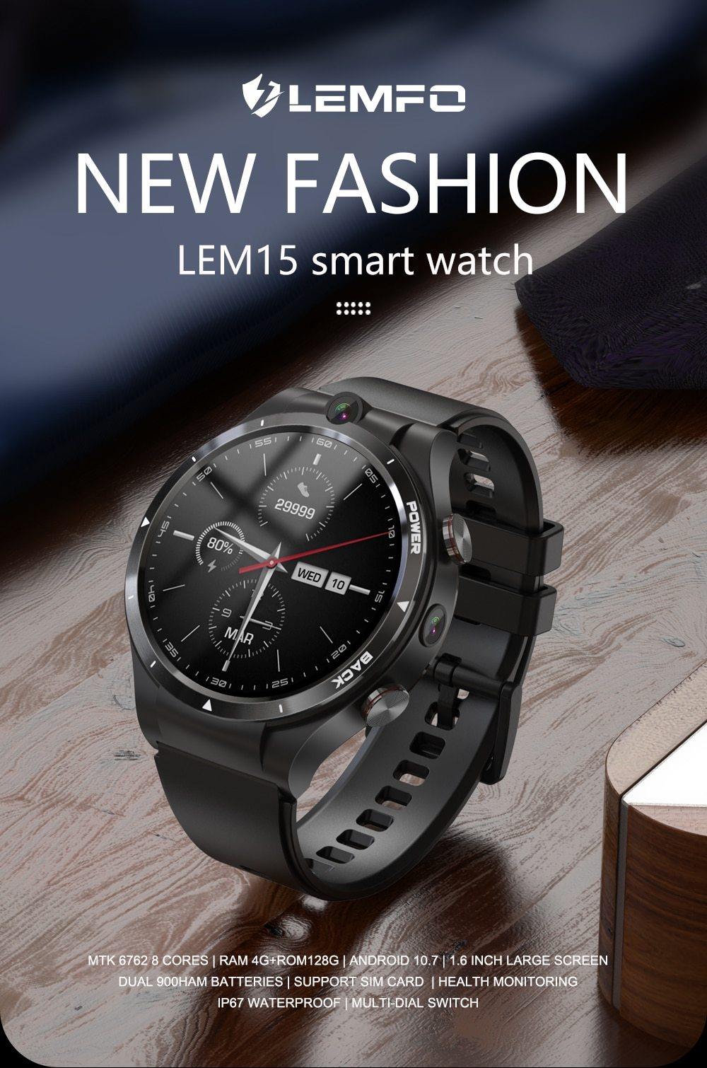 New Fashion LEM15 Smart Watch - THEFASHIONBRANDS