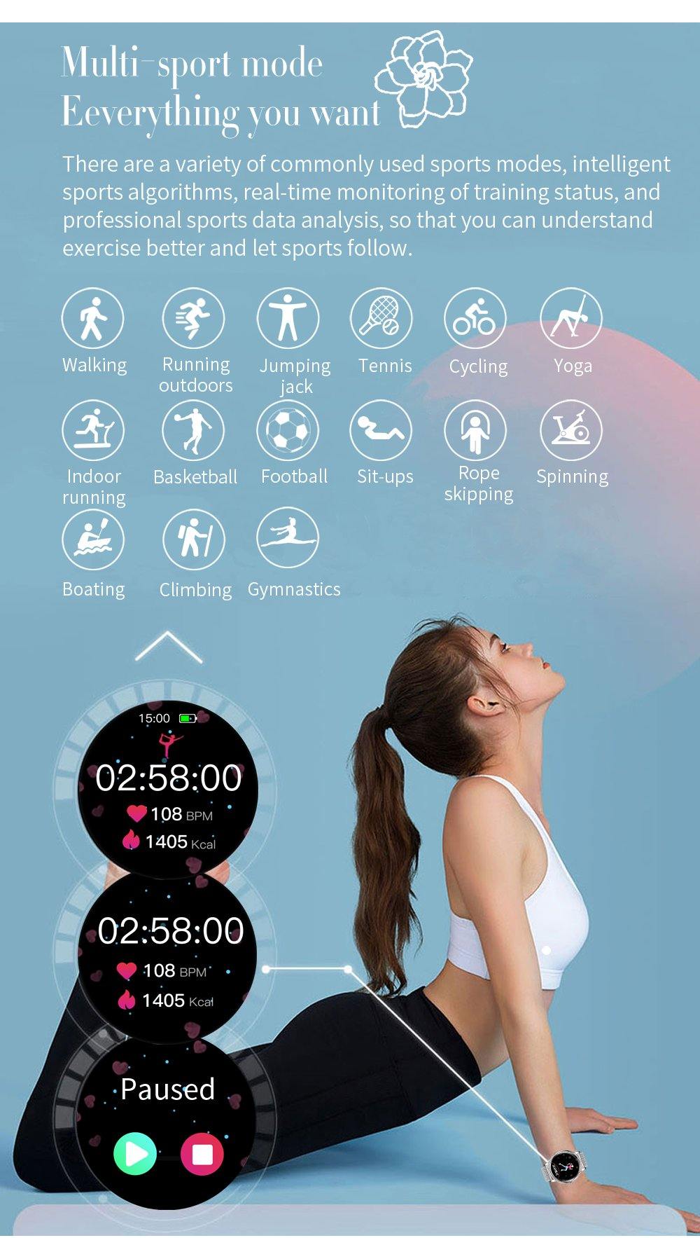 MK20 Full Touch Screen Smartwatch - THEFASHIONBRANDS