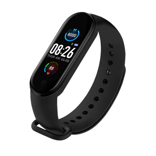 M5 Smart Bracelet Sports Fitness Tracker Women Men&#39;s Digital Wrist Watch Heart Rate Health Monitor Digital Clock For Android IOS